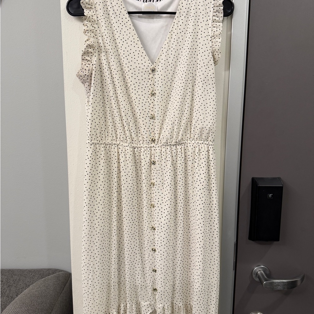 Polka Dot Sleeveless Dress
